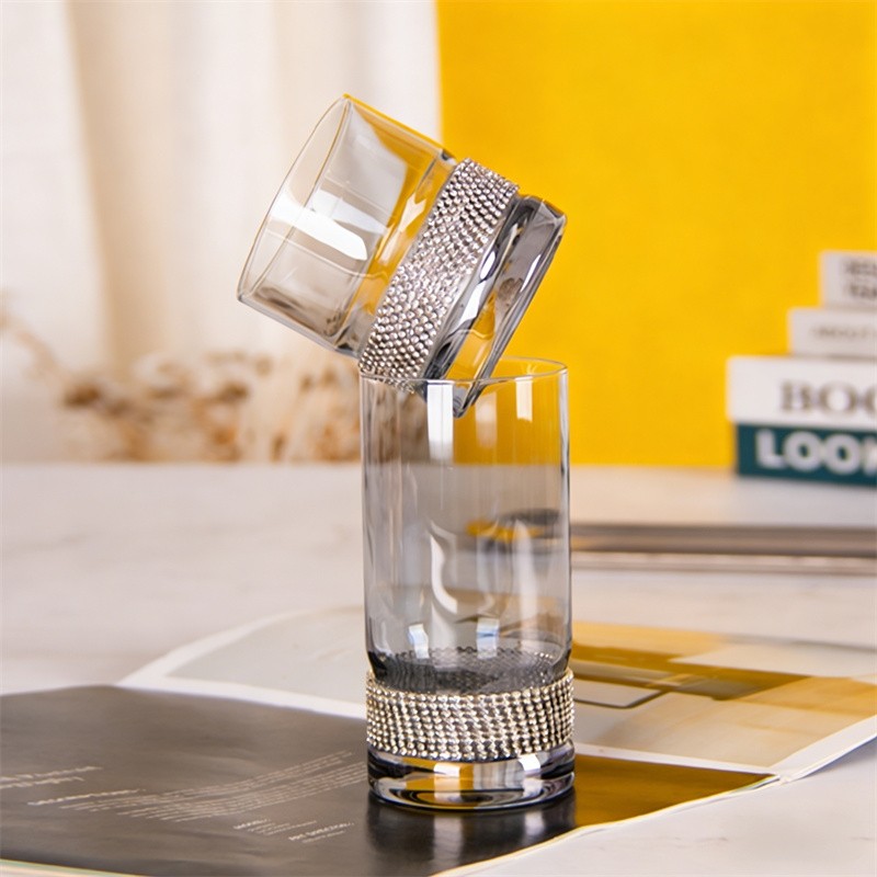 Rhinestone Tumbler Glass Set suppliers