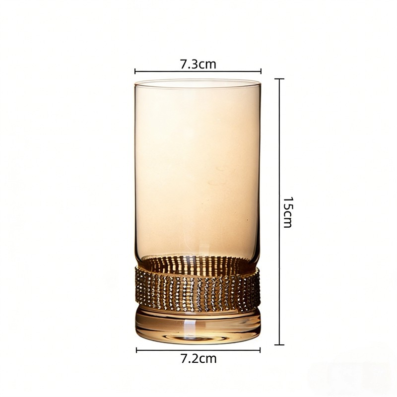 Rhinestone Tumbler Glass Set high quality