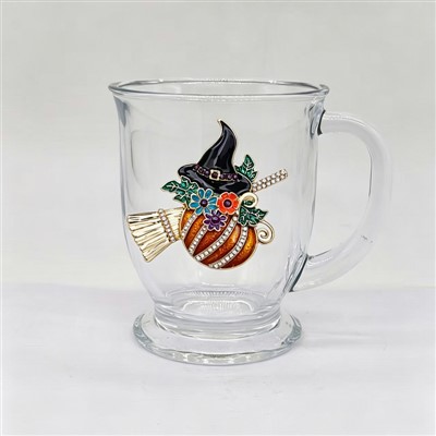 Caneca de vidro de Halloween