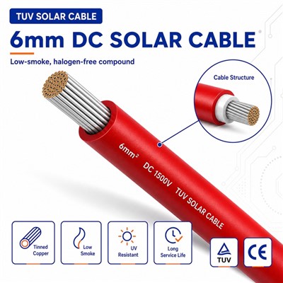 6mm DC Solar Cable