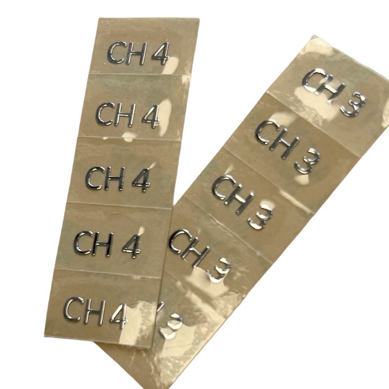 3D Embossed Metal Sticker