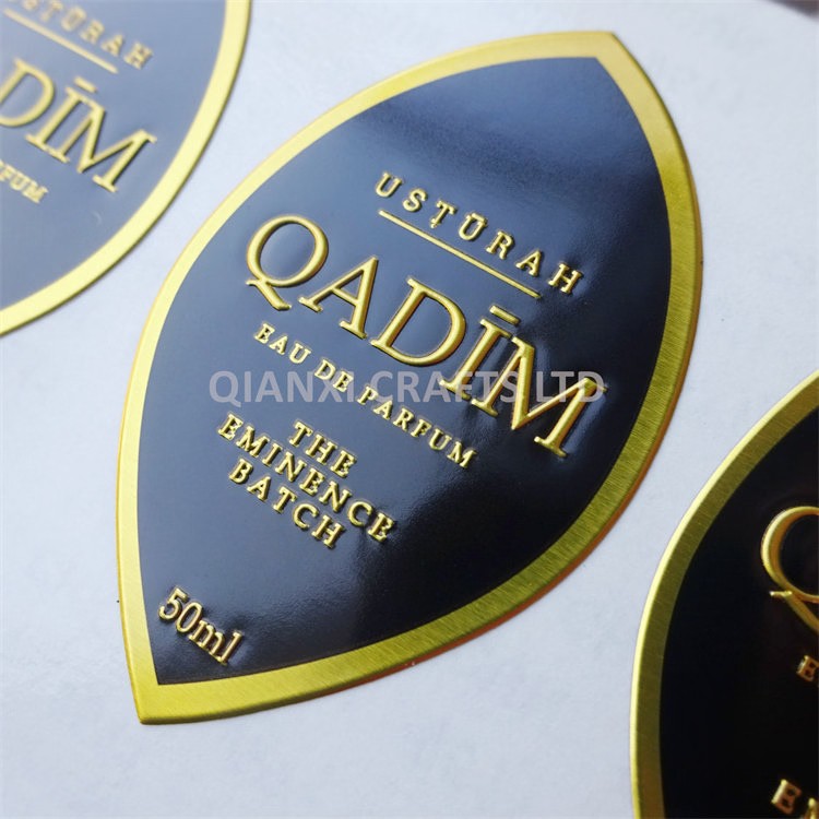 Perfume Bottle Metal Label factory