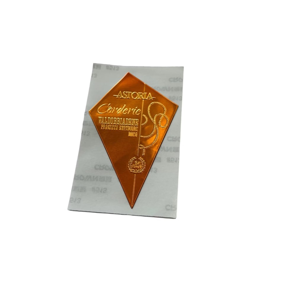 Wine Bottle Metal Label factory
