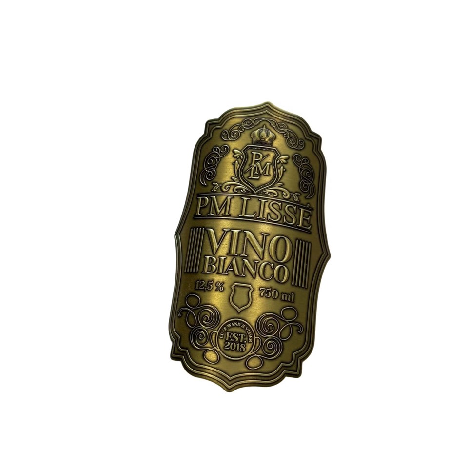 Wine Bottle Metal Label best