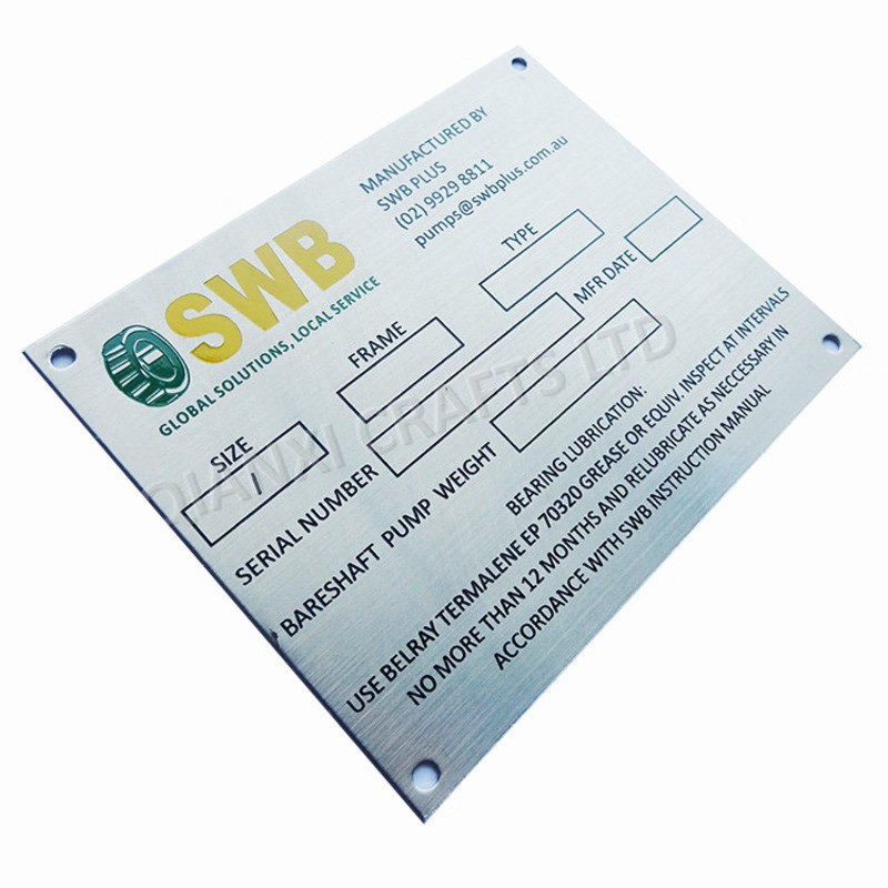 Zinc Alloy Nameplate suppliers