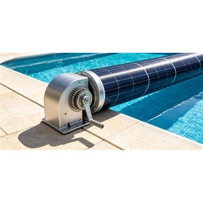 Automatic Retractable Solar Pool Cover with Aluminum Reel