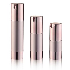50ml airless Pump Bottle Rose Gold